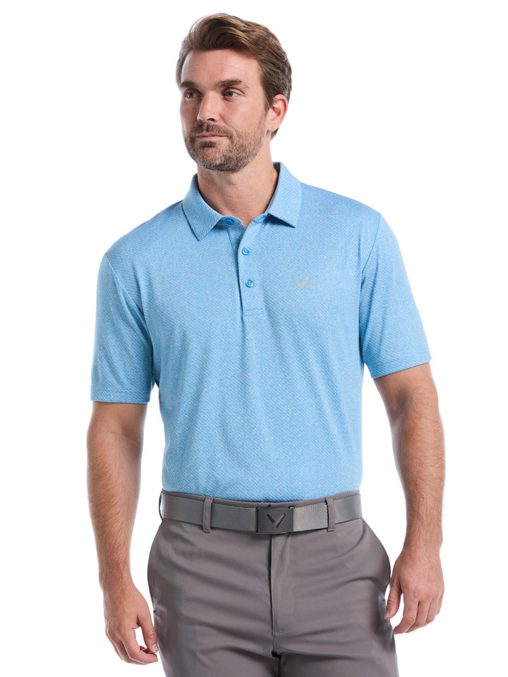 ProSpin Jacquard polo (Cendre Blue Htr) 