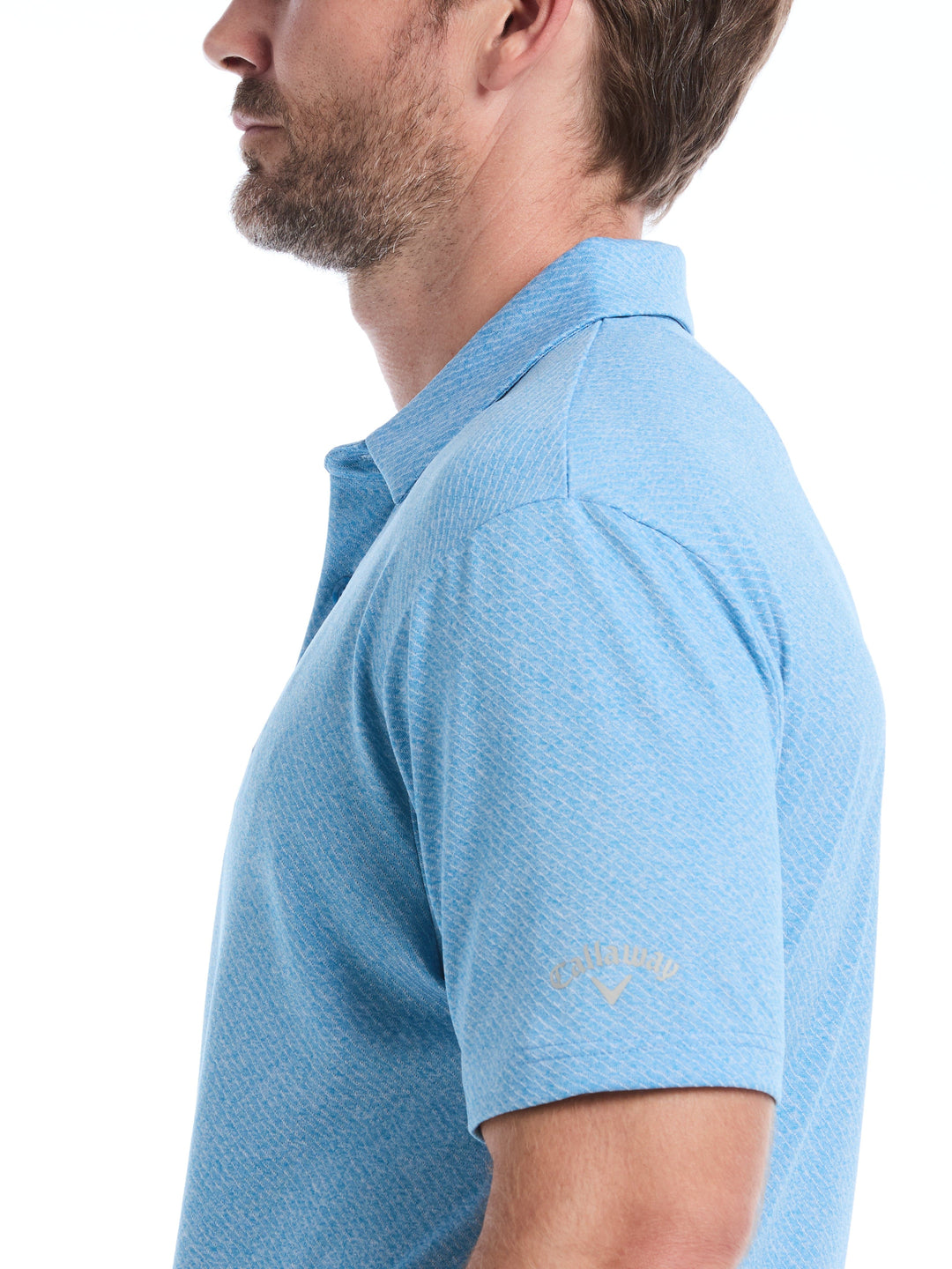 ProSpin Jacquard polo (Cendre Blue Htr) 