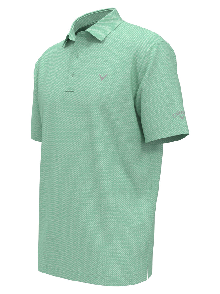 ProSpin Jacquard polo (Neptune Green Htr) 