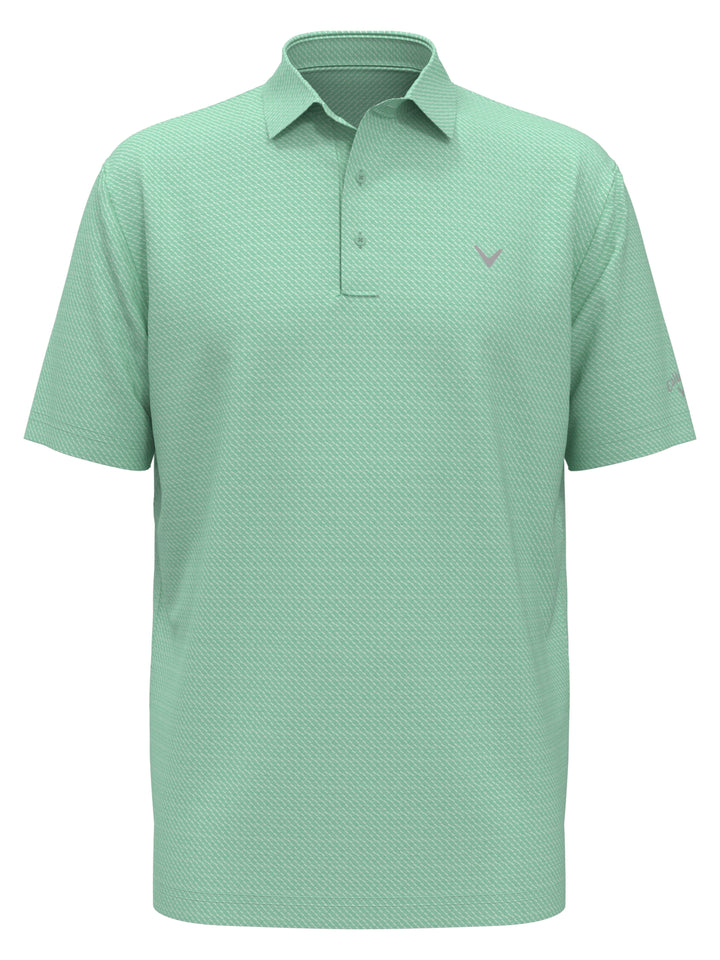 ProSpin Jacquard polo (Neptune Green Htr) 
