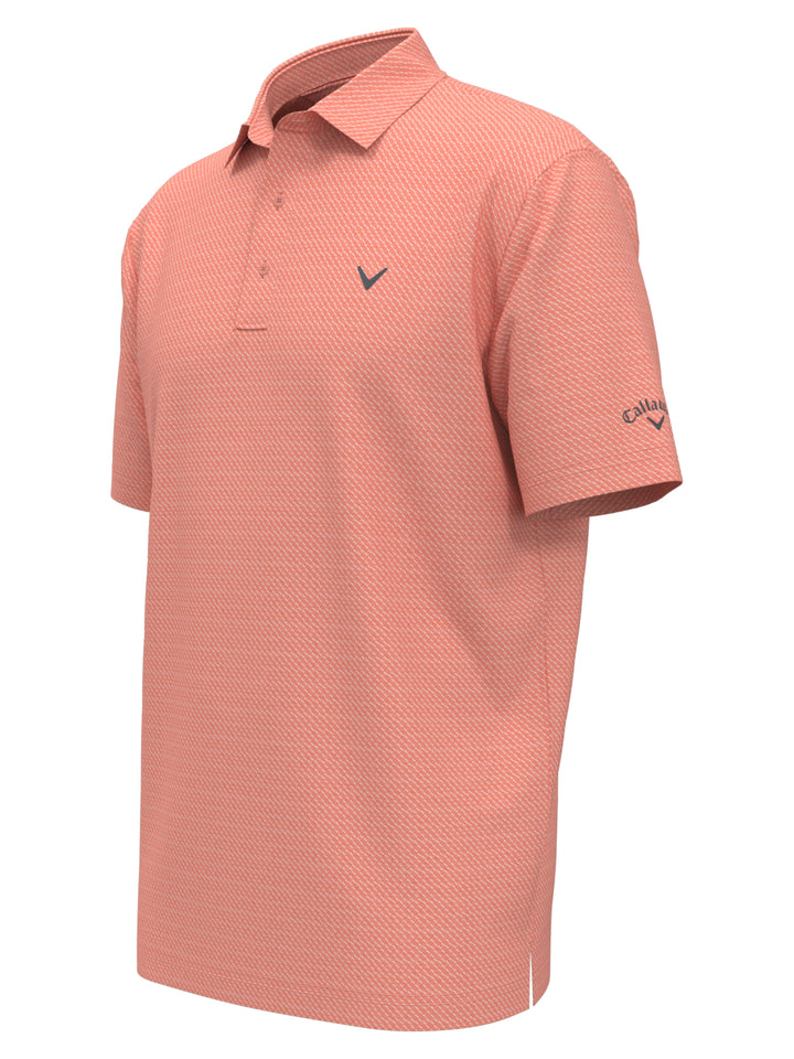 ProSpin Jacquard polo (Coral Chic Htr) 