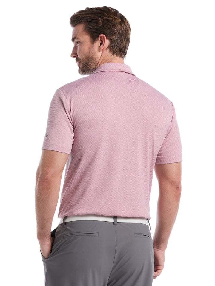 ProSpin Jacquard polo (Mesa Rose Htr) 