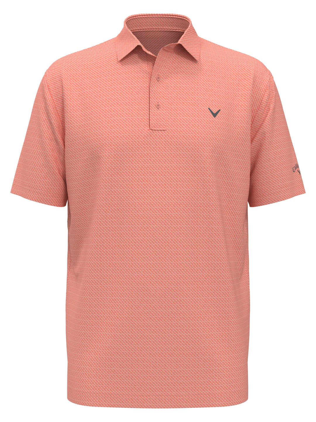 ProSpin Jacquard polo (Coral Chic Htr) 