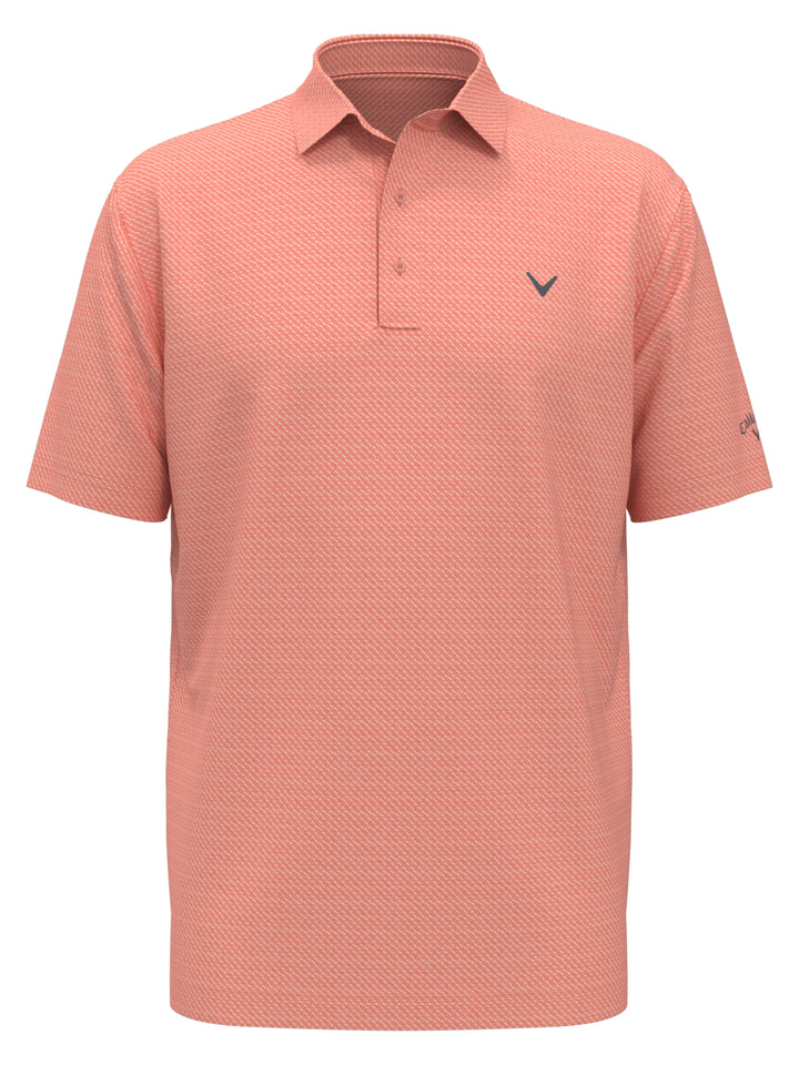 ProSpin Jacquard polo (Coral Chic Htr) 