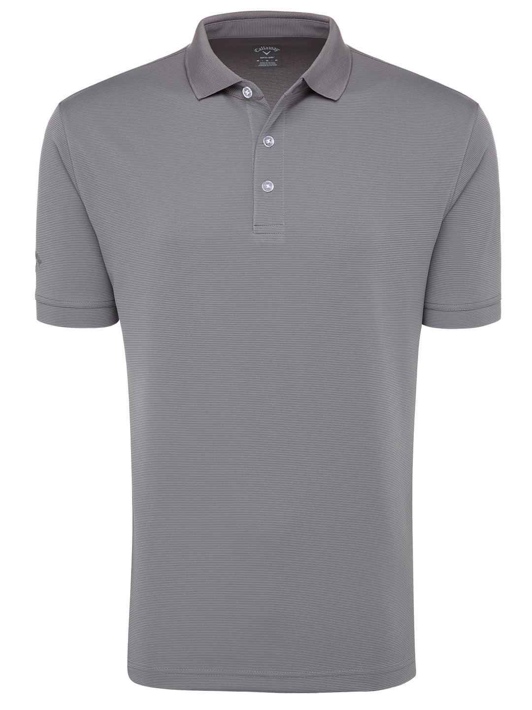 Short Sleeve Ottoman Polo Shirt (Smoked Pearl) 