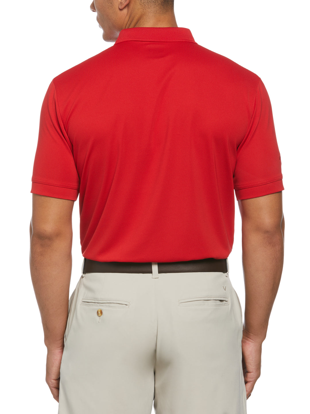 Short Sleeve Ottoman Polo Shirt (Salsa) 