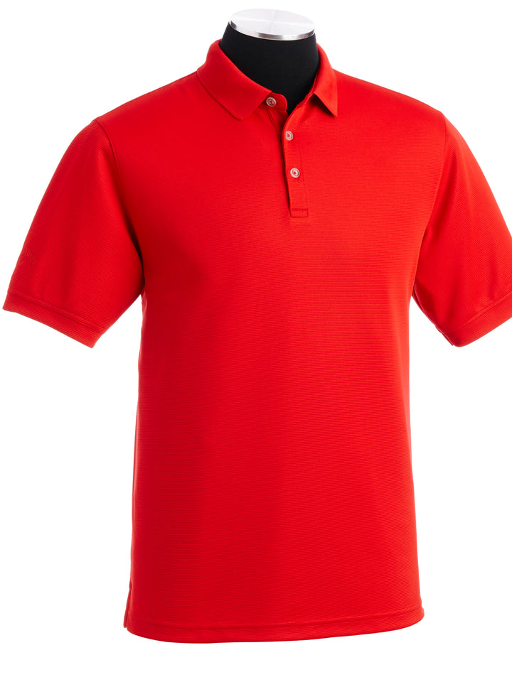 Short Sleeve Ottoman Polo Shirt (Salsa) 