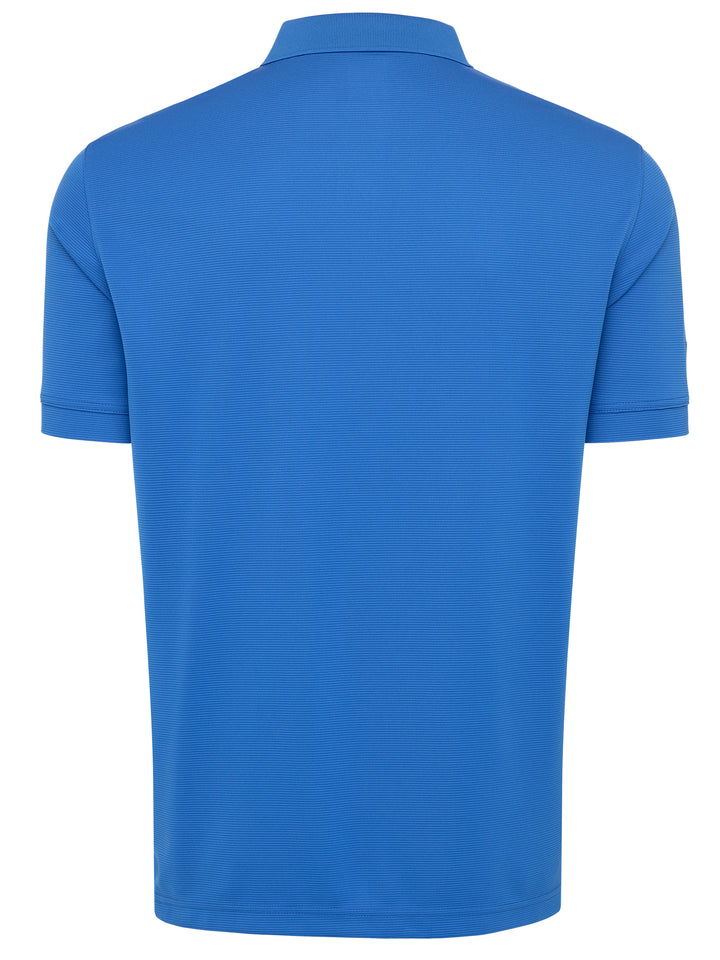 Short Sleeve Ottoman Polo Shirt (Magnetic Blue) 