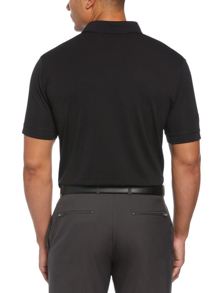 Short Sleeve Ottoman Polo Shirt (Black) 