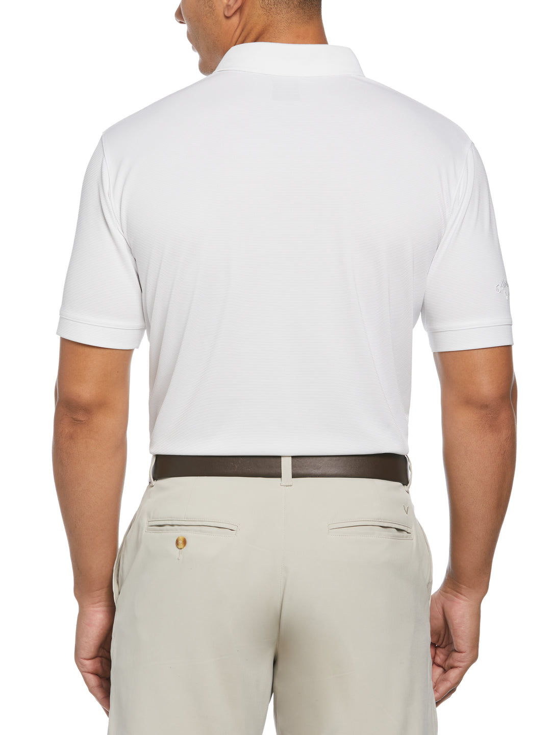 Short Sleeve Ottoman Polo Shirt (White) 