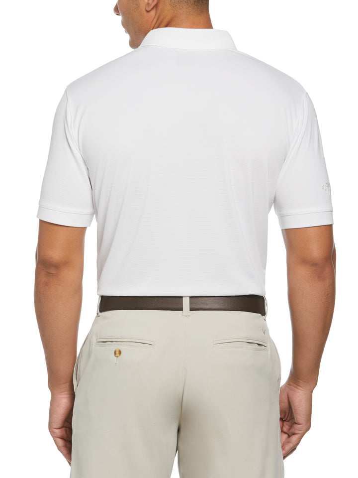 Short Sleeve Ottoman Polo Shirt (White) 