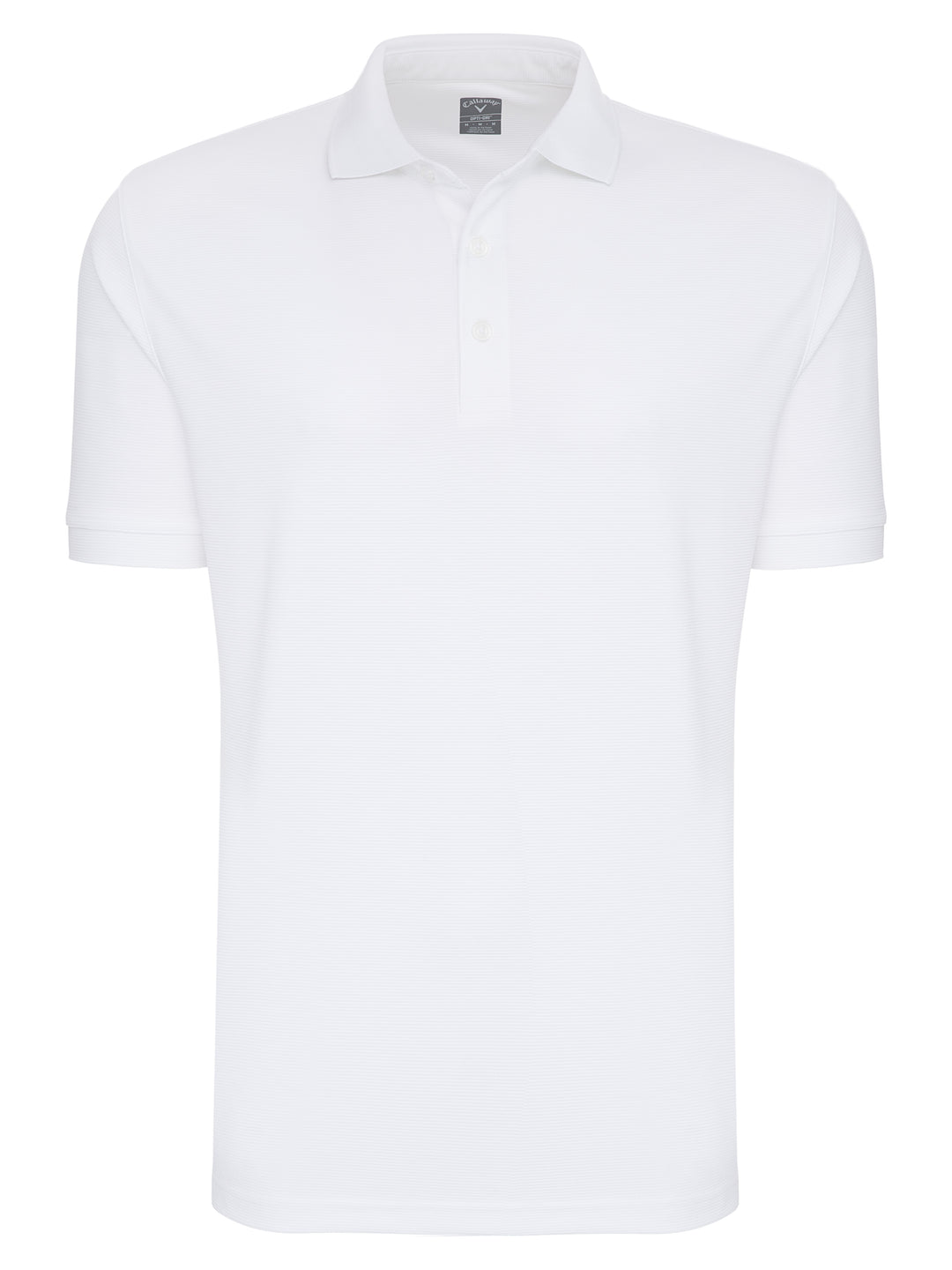 Short Sleeve Ottoman Polo Shirt (White) 
