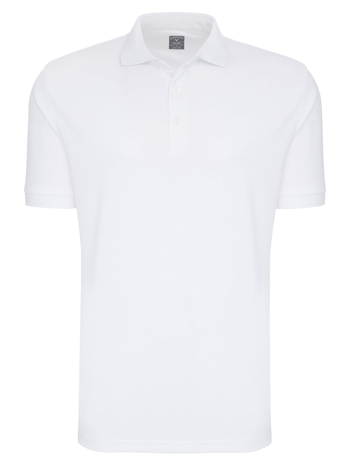 Short Sleeve Ottoman Polo Shirt (White) 
