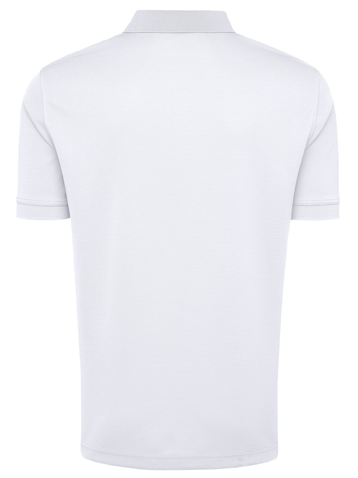 Short Sleeve Ottoman Polo Shirt (White) 