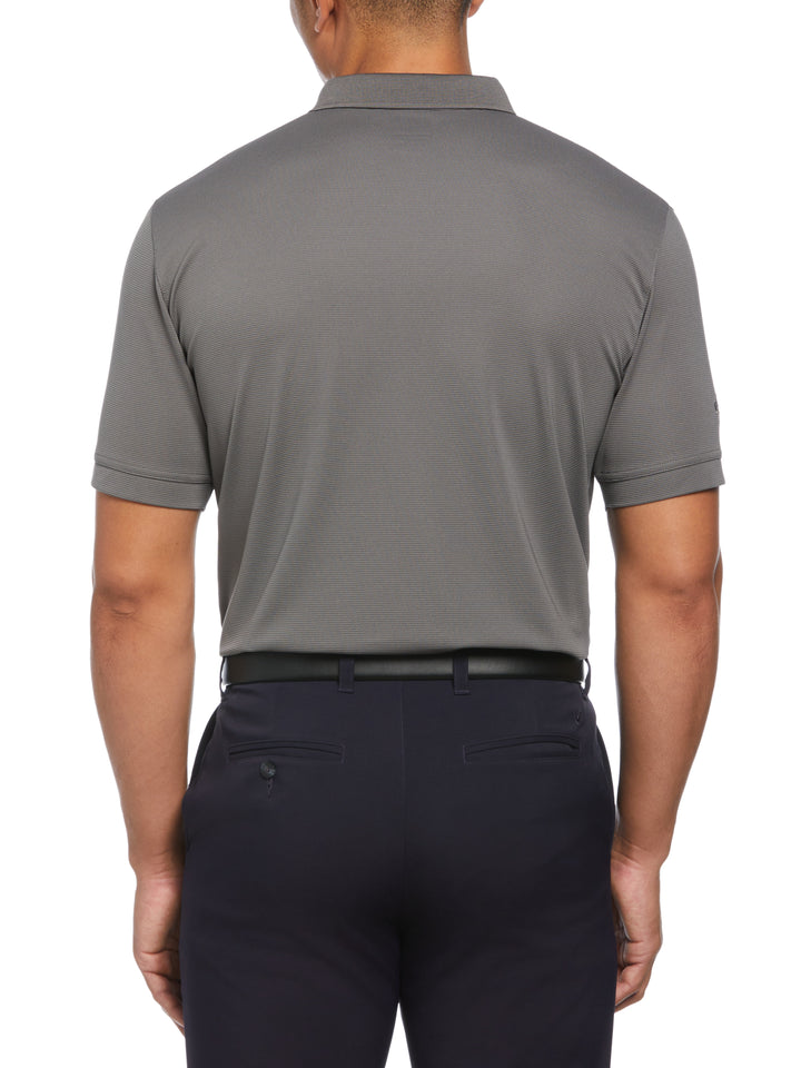 Short Sleeve Ottoman Polo Shirt (Smoked Pearl) 