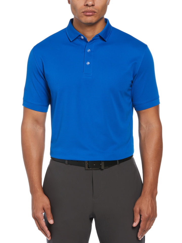 Short Sleeve Ottoman Polo Shirt (Magnetic Blue) 