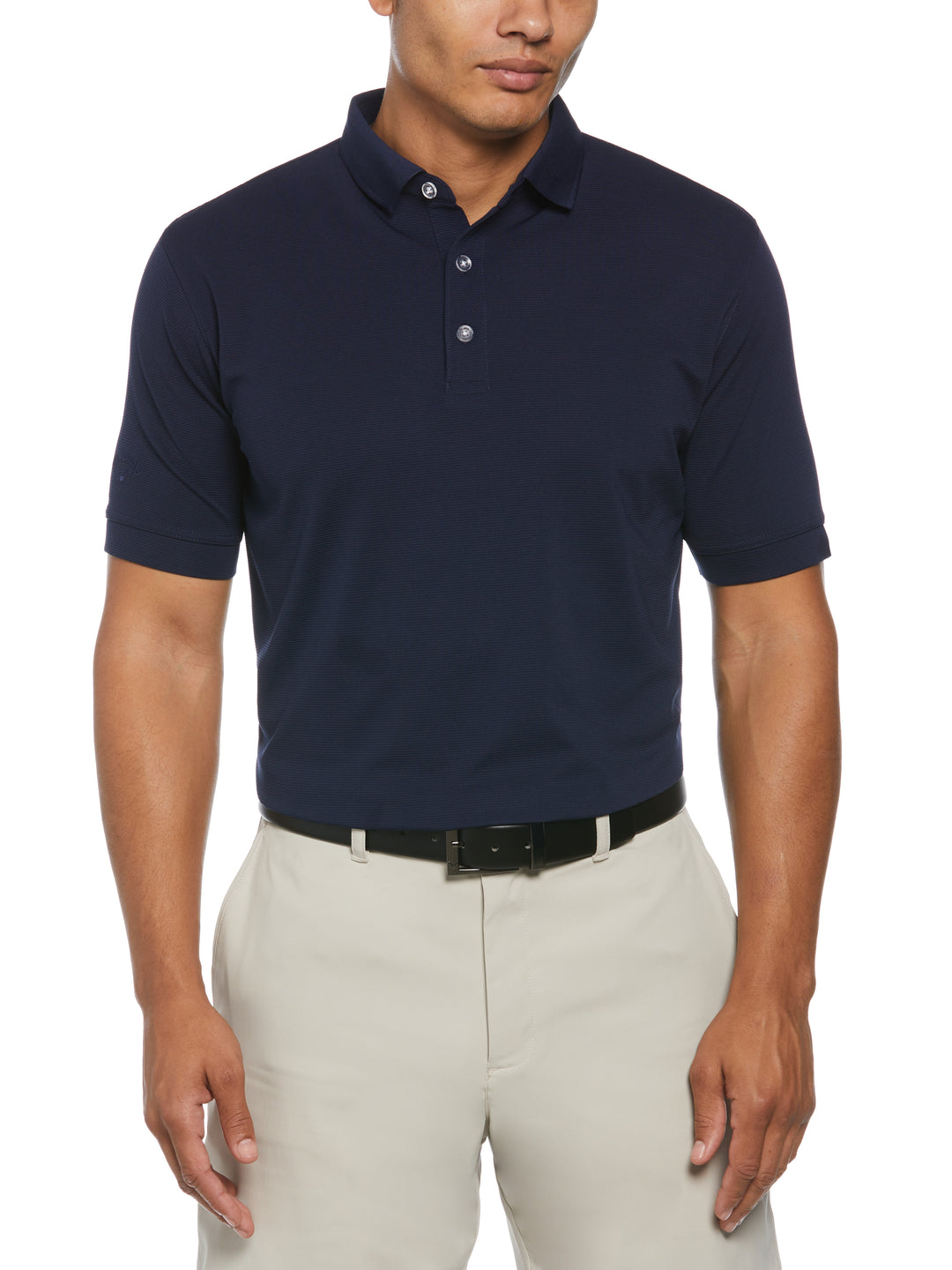 Short Sleeve Ottoman Polo Shirt (Peacoat) 