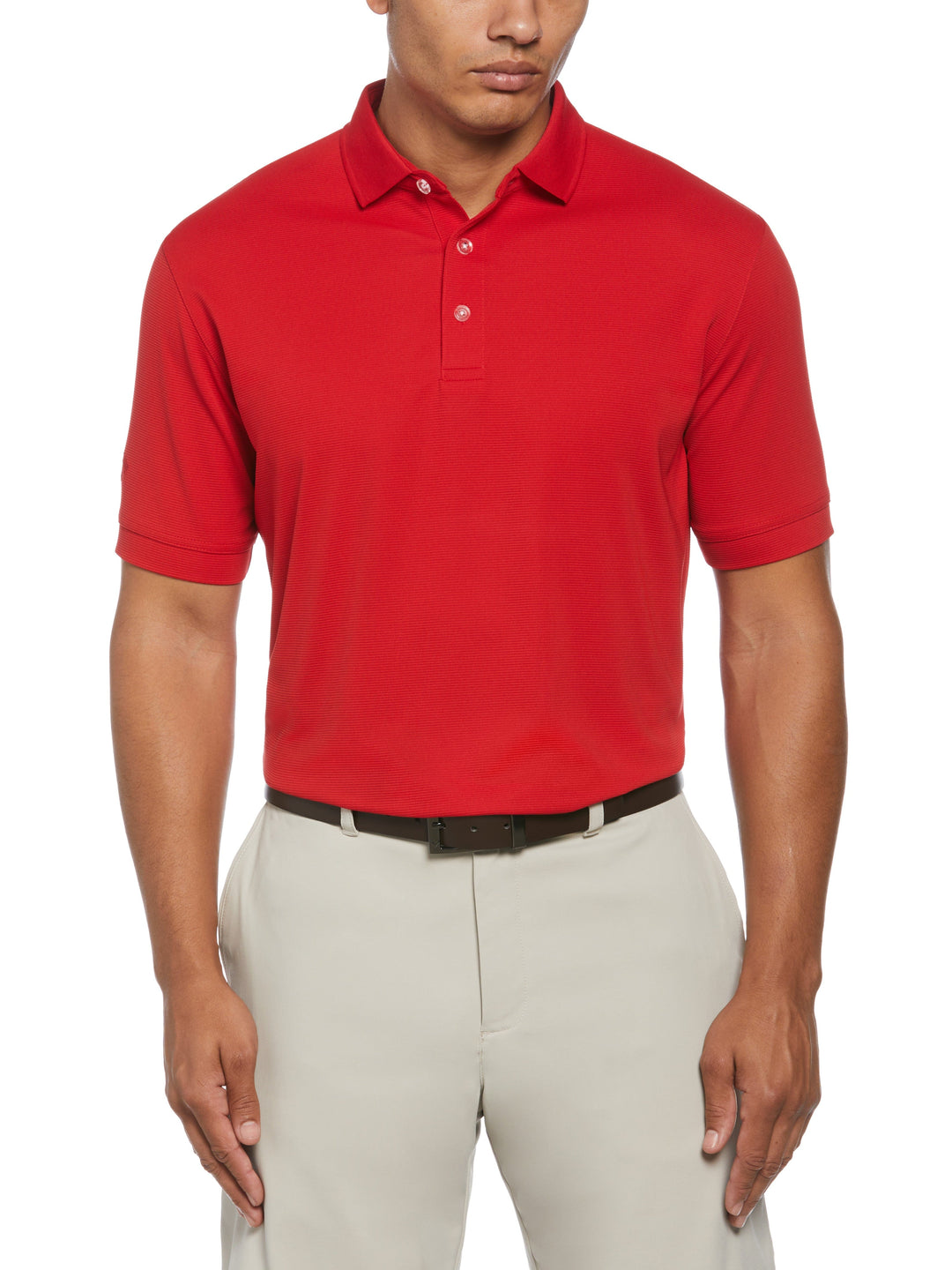Short Sleeve Ottoman Polo Shirt (Salsa) 