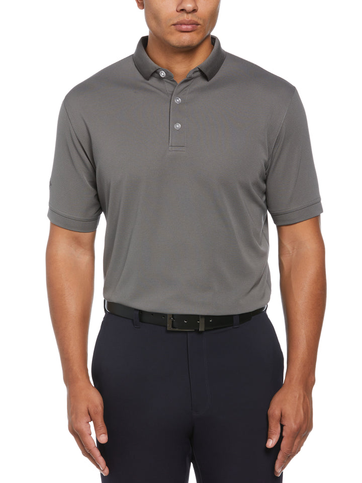 Short Sleeve Ottoman Polo Shirt (Smoked Pearl) 