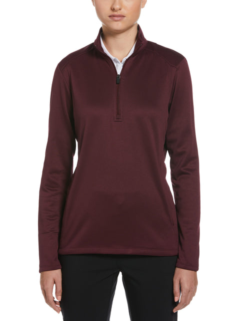 Womens 1/4 Zip Pullover (Fig) 