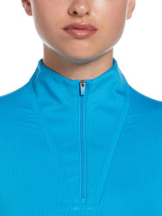 Womens 1/4 Zip Seams Long Sleeve Top-Jackets-Callaway