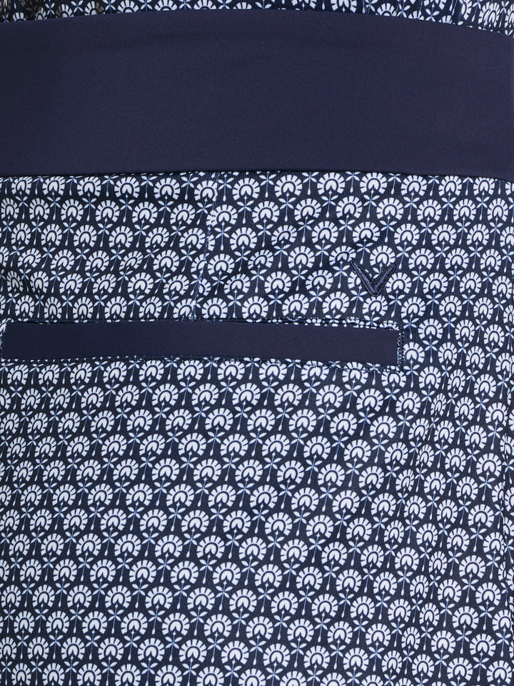 Women's Asymmetrical Wrap Golf Skort (Peacoat) 