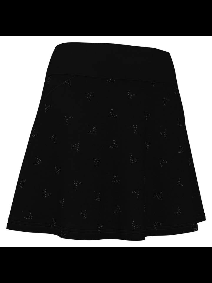 Chevron Perforated 16" Golf Skort (Caviar) 