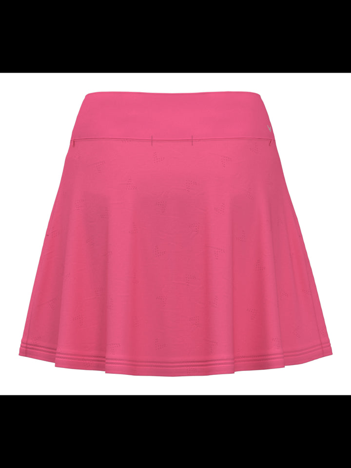 Chevron Perforated 16" Golf Skort (Pink Lemonade) 