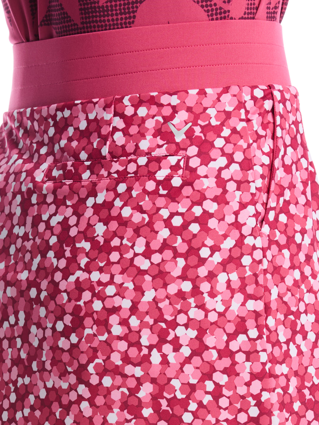 Women's 16" Confetti Color Block Skort (Chateau Rose) 