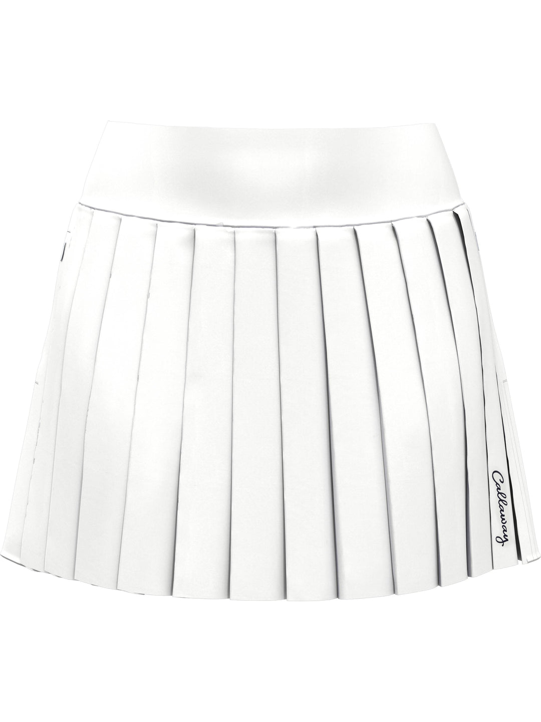 Womens 16" High Waist Pleated Solid Golf Skort-Skorts-Brilliant White-GG-XS-Callaway