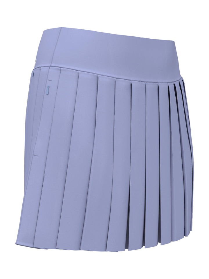 Womens 16" High Waist Pleated Solid Golf Skort-Skorts-Callaway