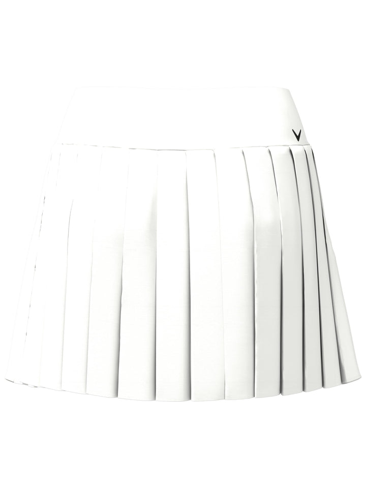Womens 16" High Waist Pleated Solid Golf Skort-Skorts-Callaway