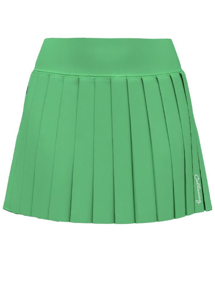 Womens 16" High Waist Pleated Solid Golf Skort-Skorts-Spring Bouquet-GG-XS-Callaway