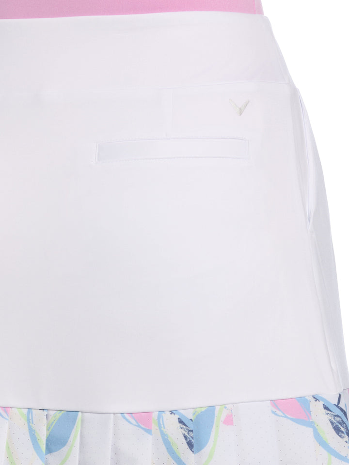 Womens 17" Linear Petals Skort With Pleats-Skorts-Callaway
