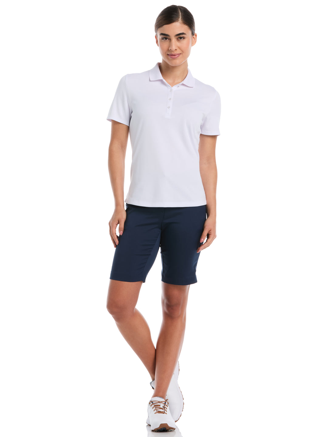 Womens Stretch Motion Tech Short (Black Iris) 