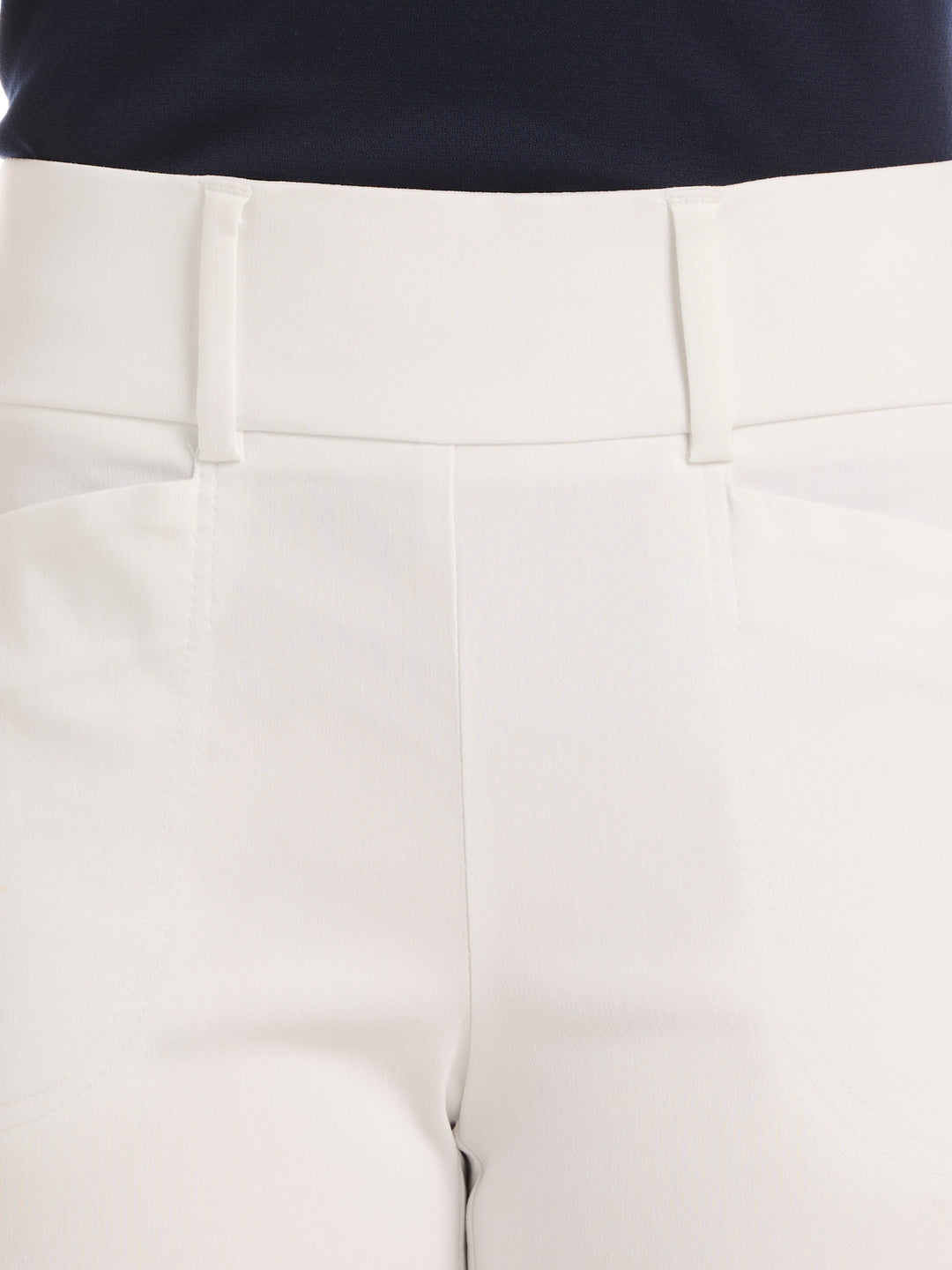 Inseam Stretch Tech Pull On Shorts (Brilliant White) 