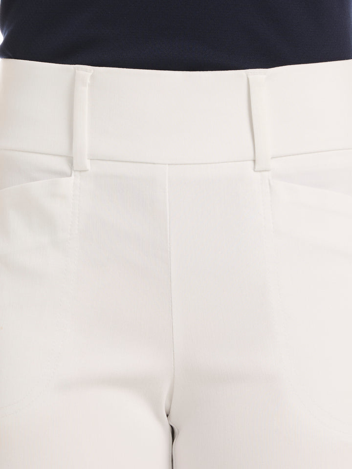 Inseam Stretch Tech Pull On Shorts (Brilliant White) 