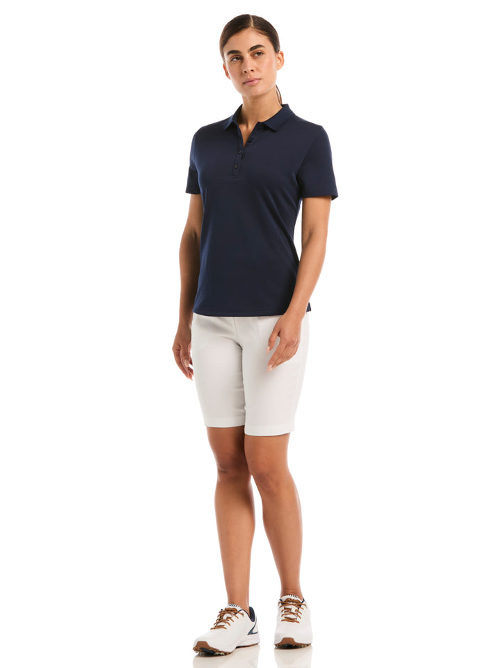 Inseam Stretch Tech Pull On Shorts (Brilliant White) 