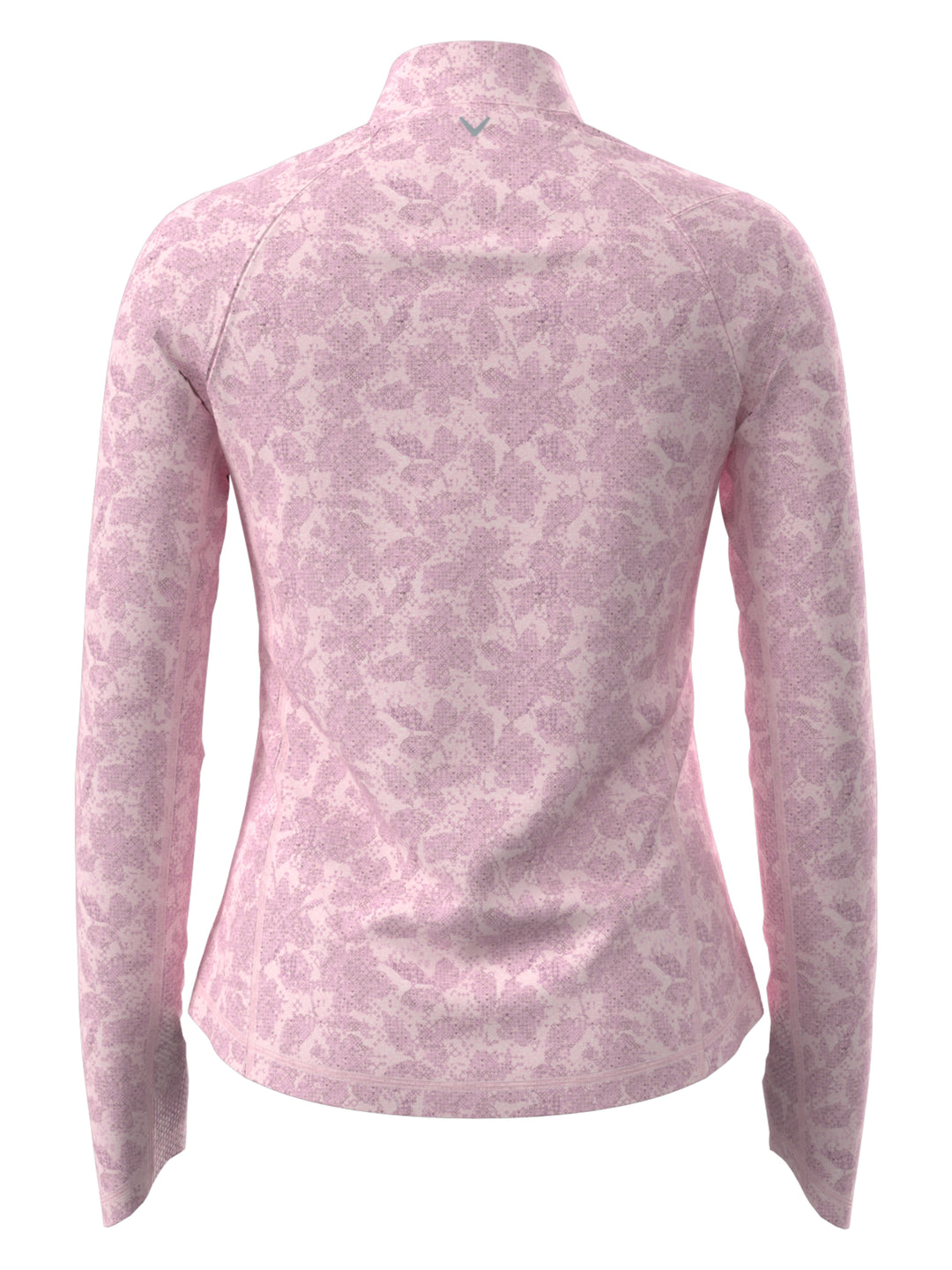 Women's Abstract Floral Long Sleeve Shirt (Cherry Blossom) 