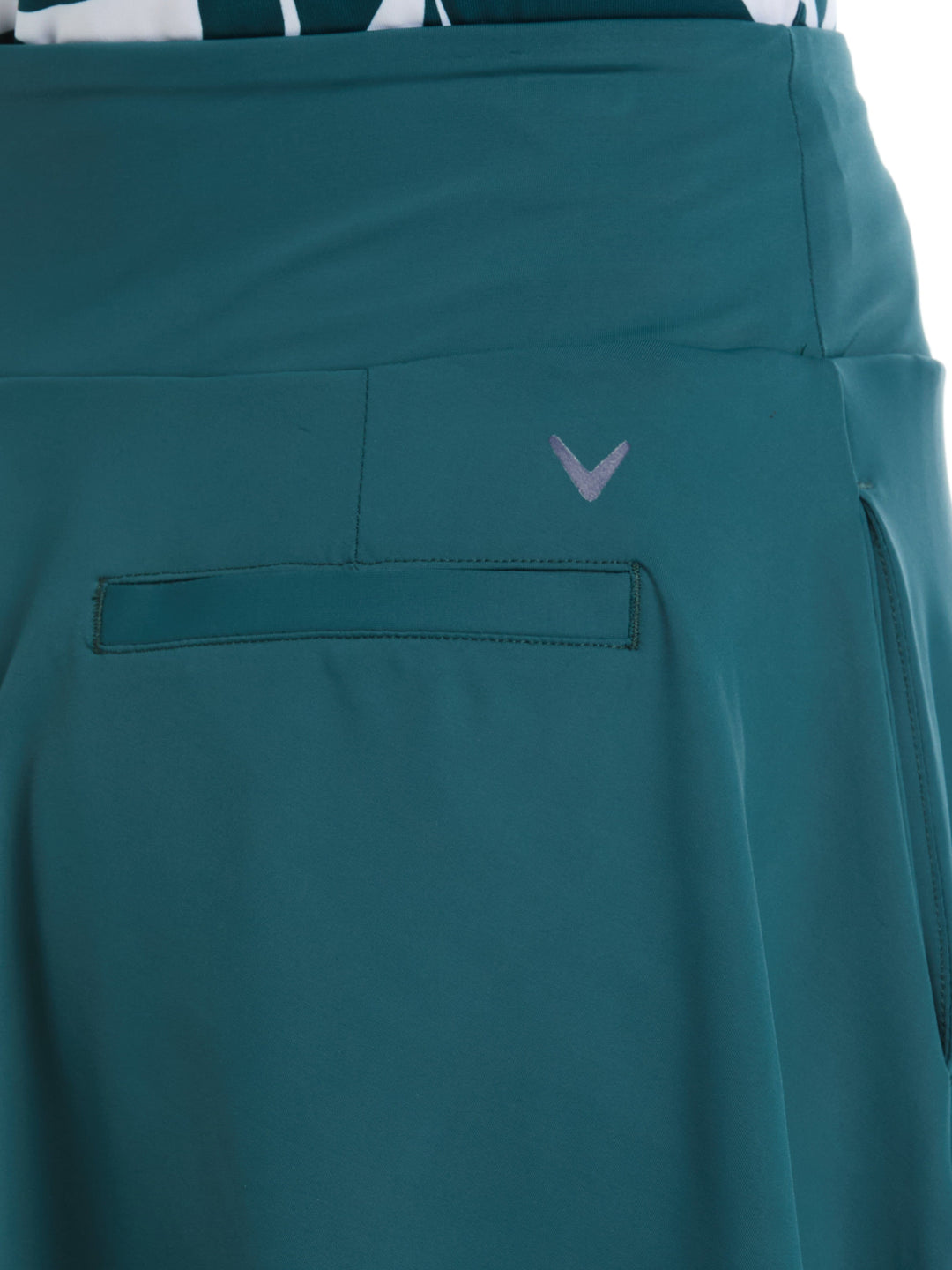 Women's Abstract Swirl Flounce Golf Skort (Atlantic Deep) 