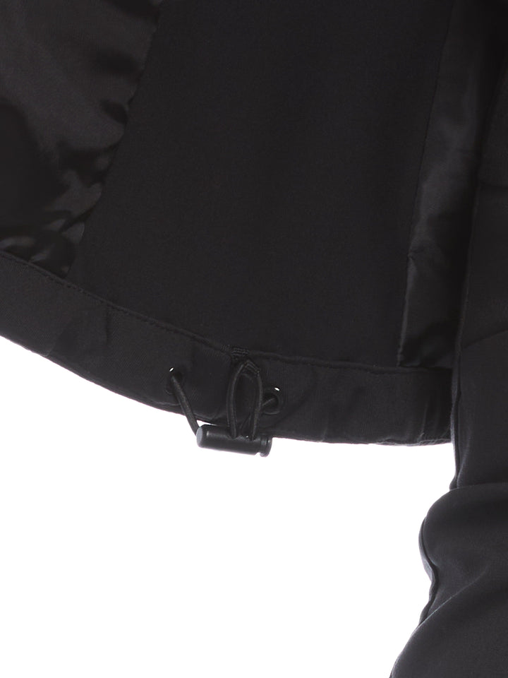 Women's Chevron Quilted Sleeveless Golf Vest (Caviar) 