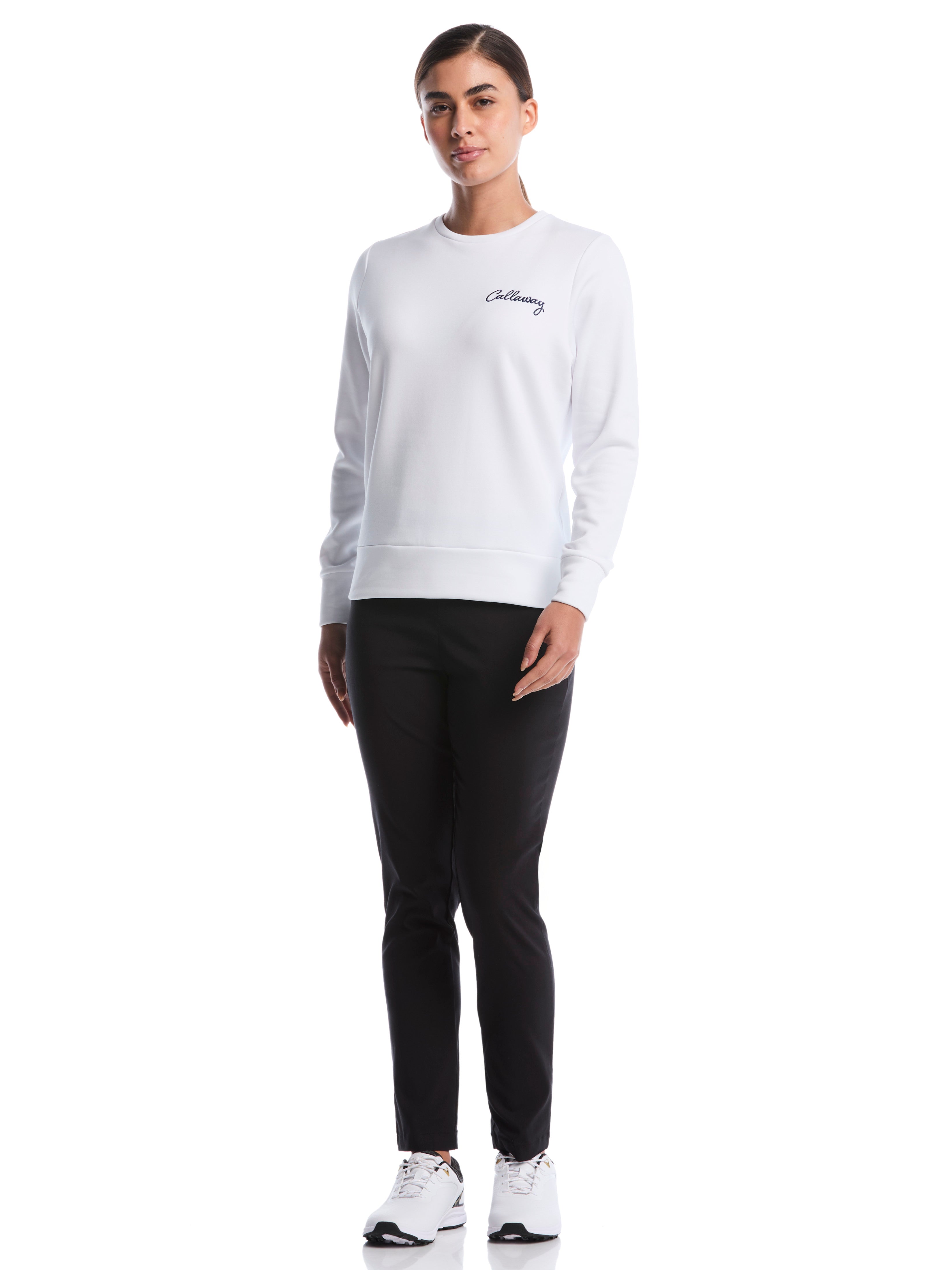 Womens Cloud Fleece Crew Neck – Callaway Apparel
