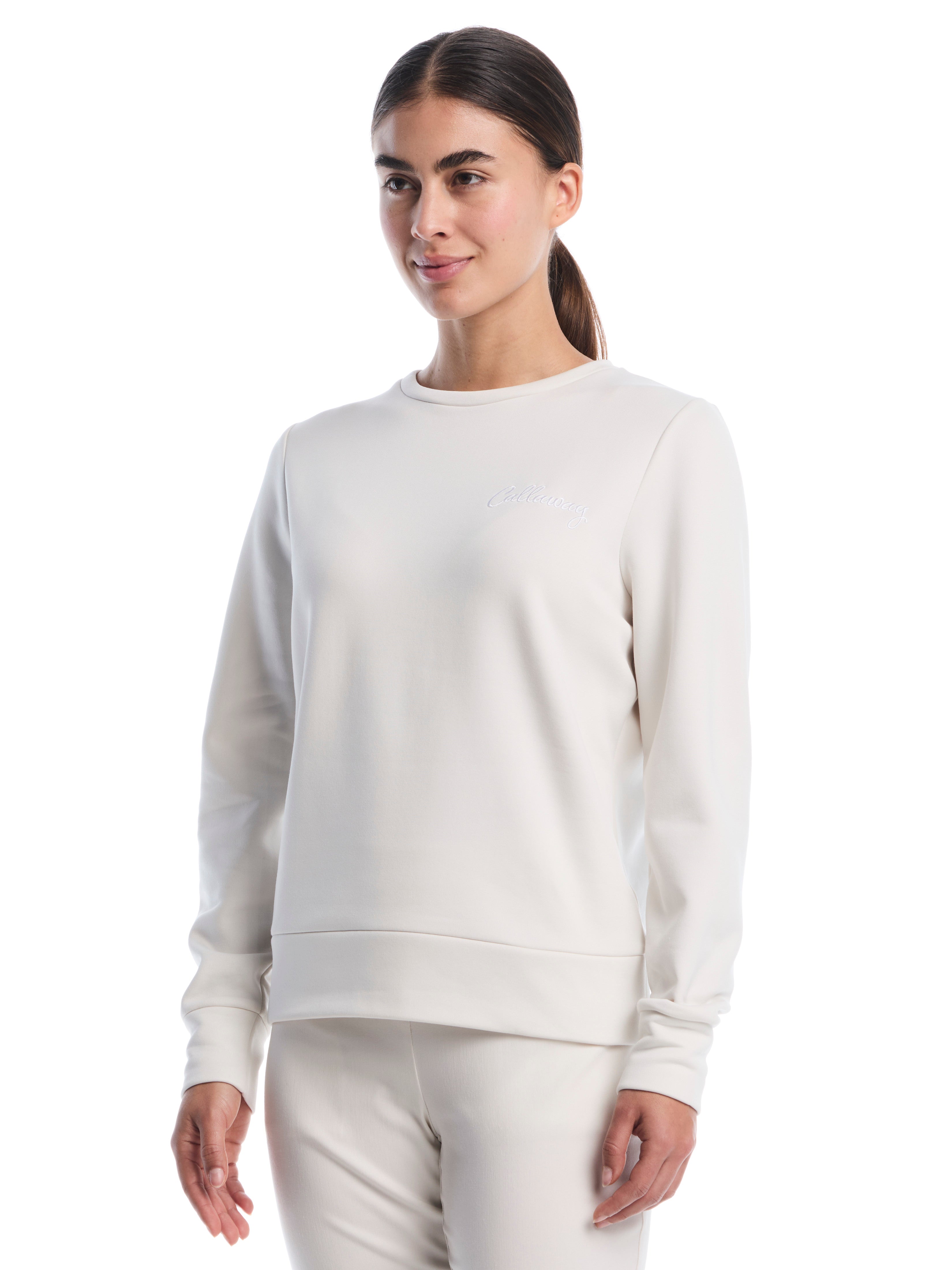 Womens Cloud Fleece Crew Neck – Callaway Apparel
