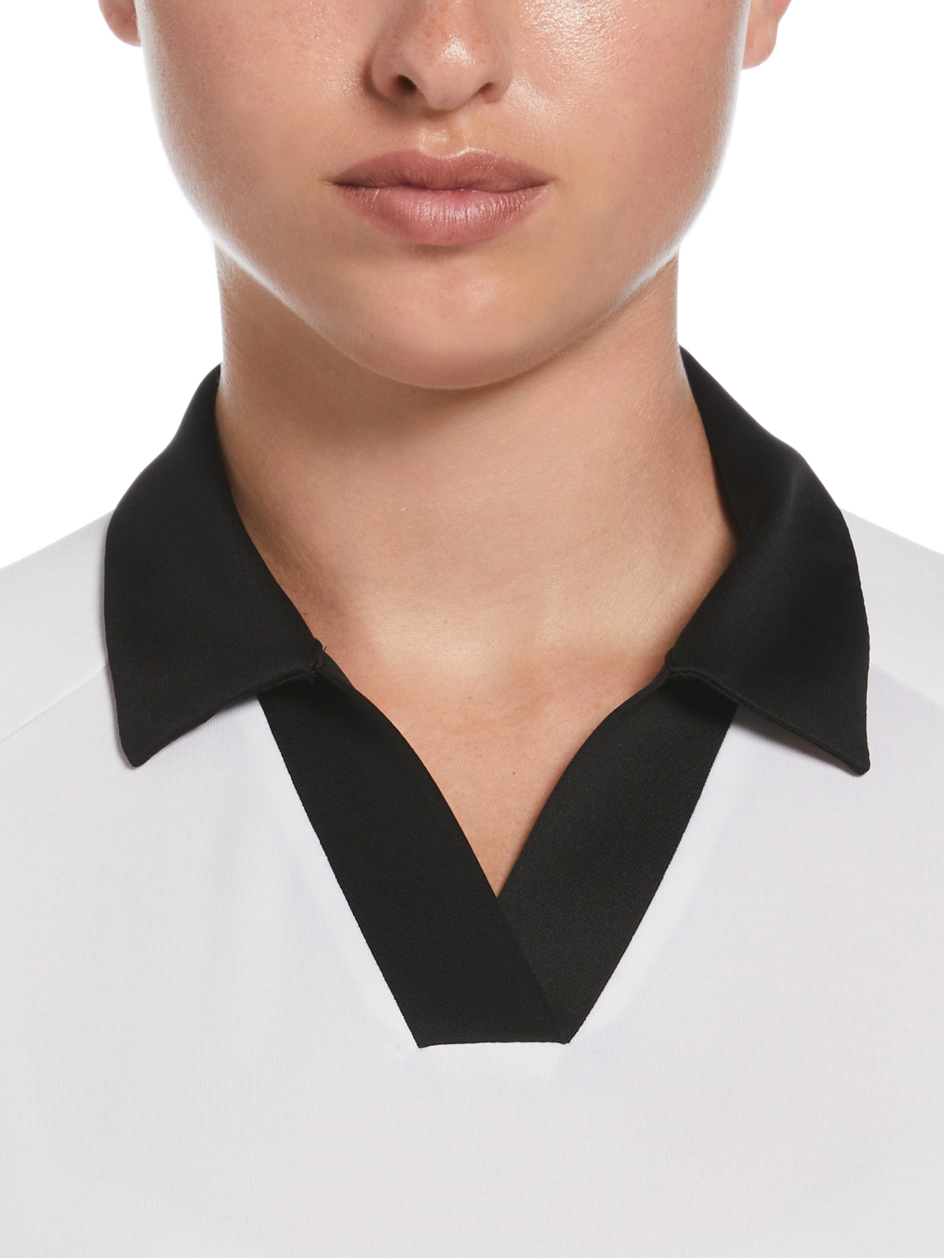 Womens Color Block V-Placket Golf Polo – Callaway Apparel