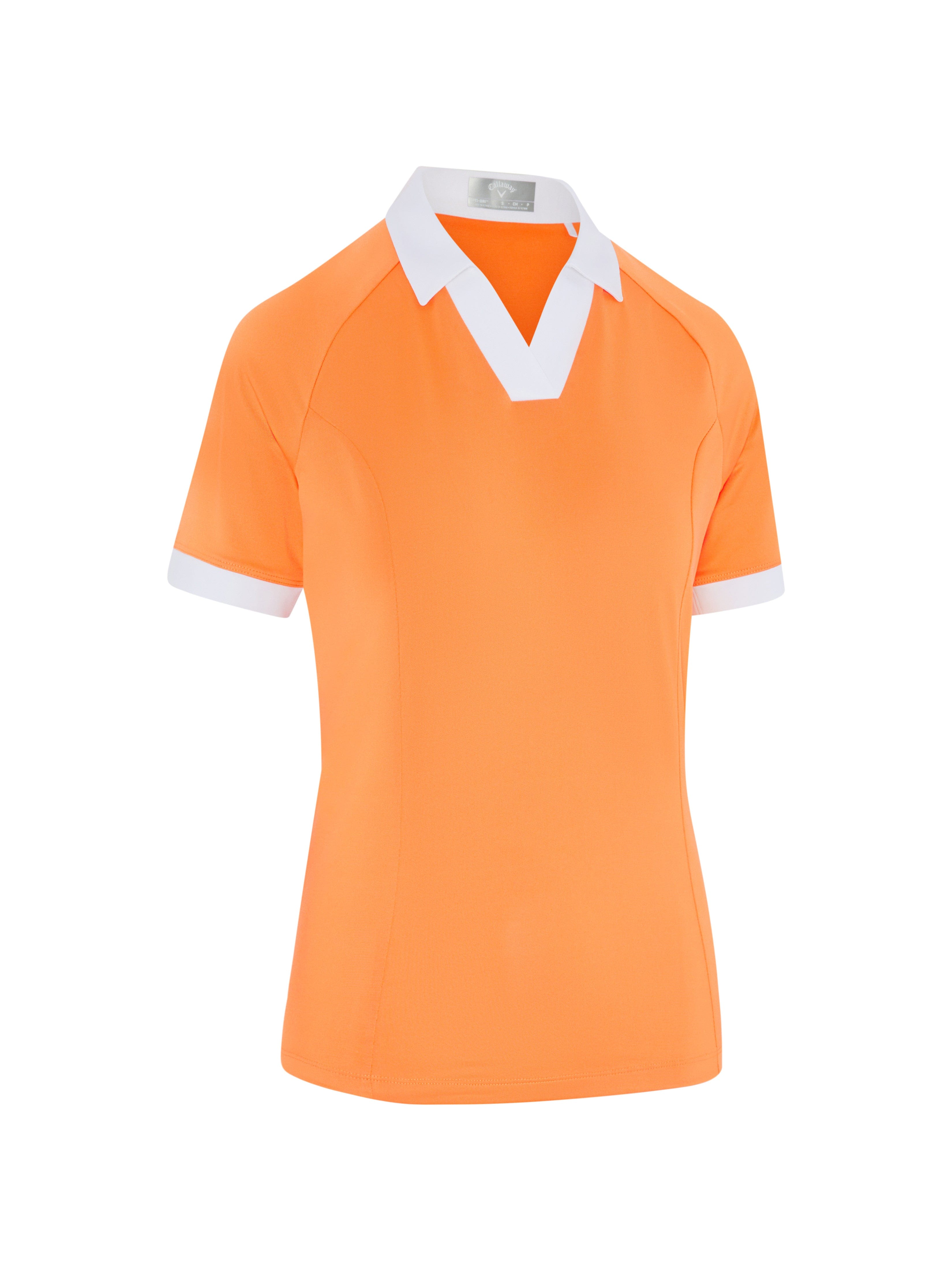 Womens Color Block V-Placket Golf Polo – Callaway Apparel