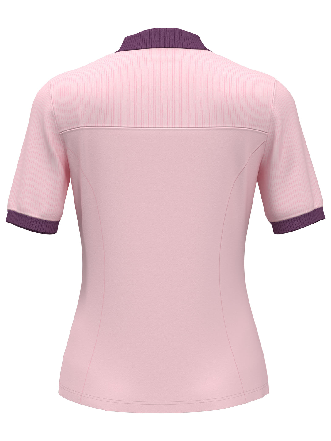 Women's Color Block Golf Polo (Cherry Blossom) 