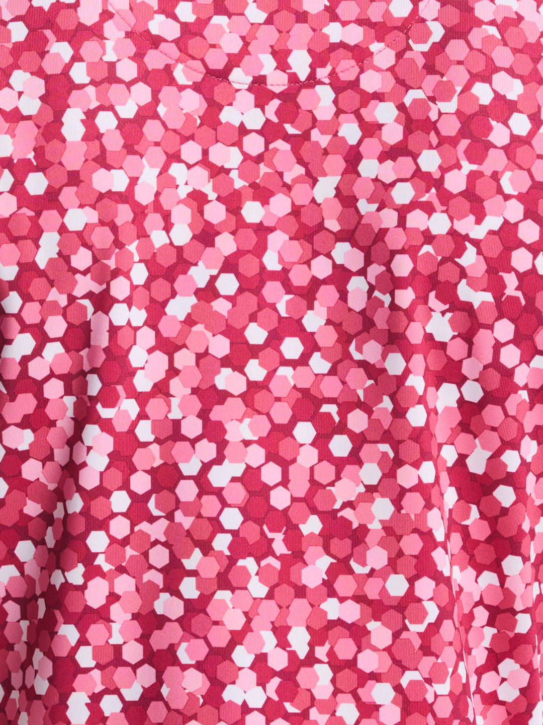 Women's Confetti Zip Polo (Chateau Rose) 