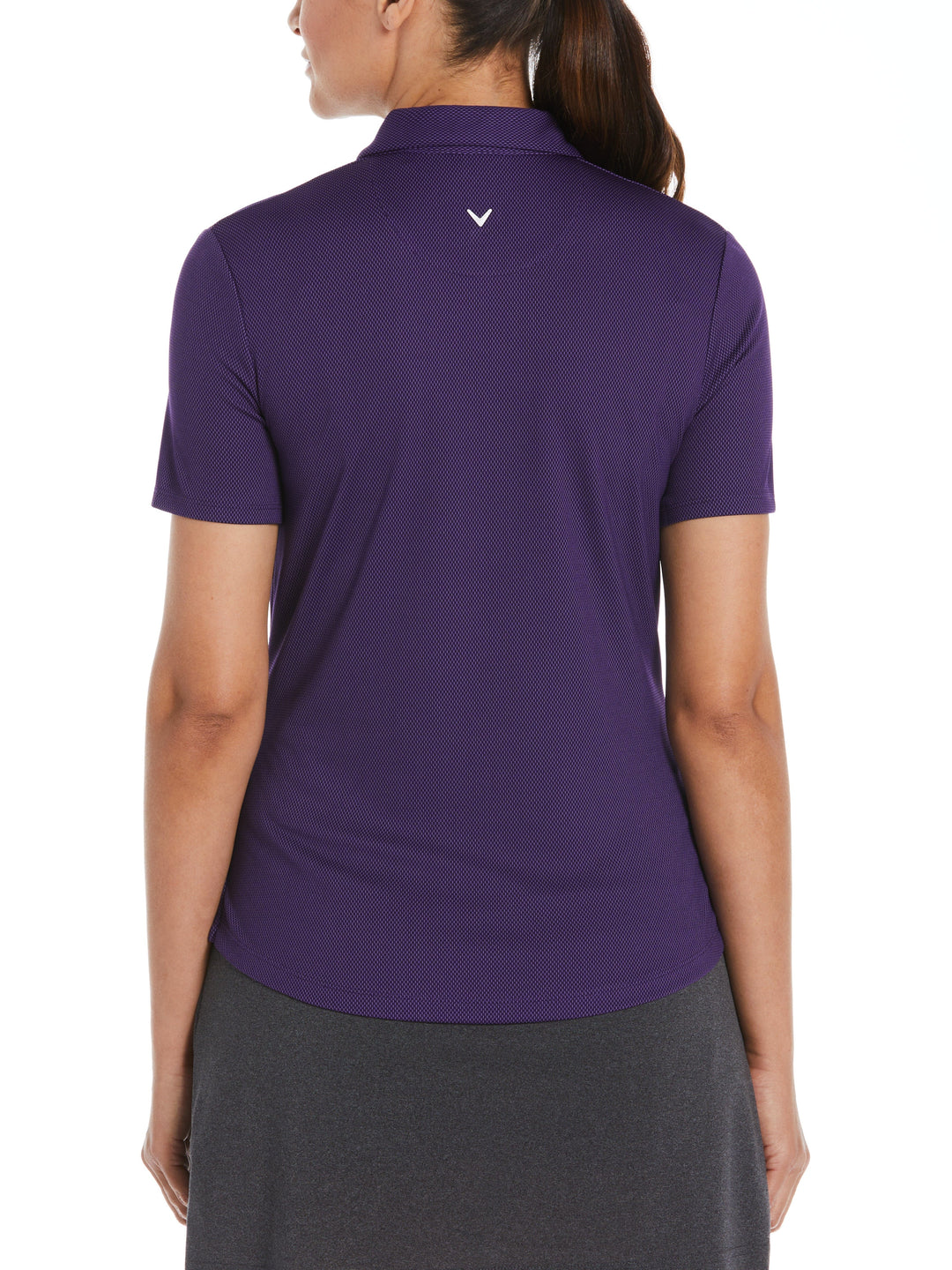 Womens Cooling Birdseye Polo (Parachute Purple) 