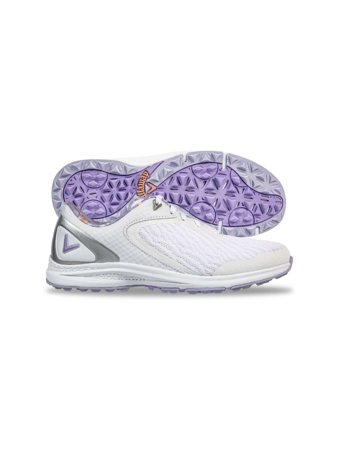 Womens Coronado V2 Spikeless Golf Shoes (White) 