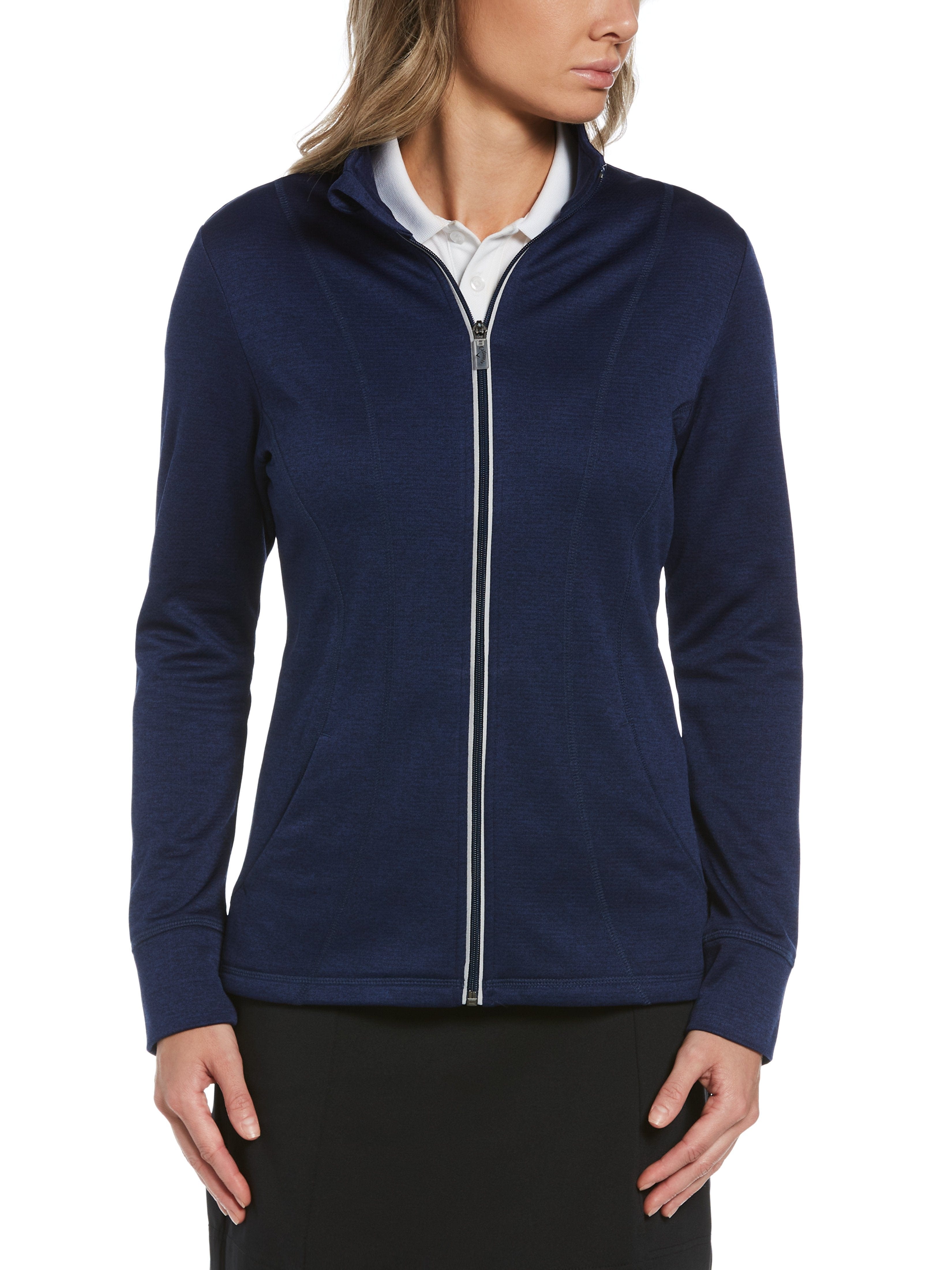 Womens Full Zip Waffle Fleece Golf Jacket – Callaway Apparel